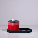 Emerald with Magenta/Rose/Pink