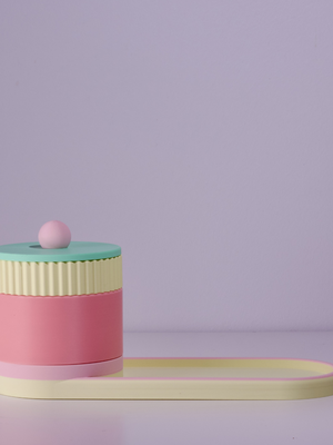Lemon with Pink/Mint