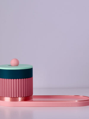 Pastel Pink with Rose Gold/Rose/Emerald/Mint