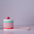 White with Hot Pink/Pastel Pink/Mint