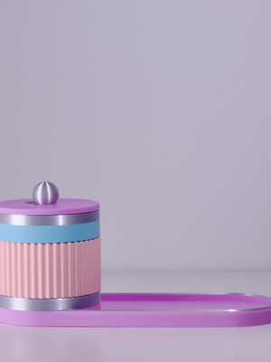 Lilac with Silver/Pink/Blue