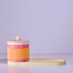 Lemon with Apricot/Pink