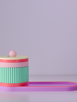 Lilac with Pink/Mint/Lemon