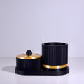 Matte Black with Gold