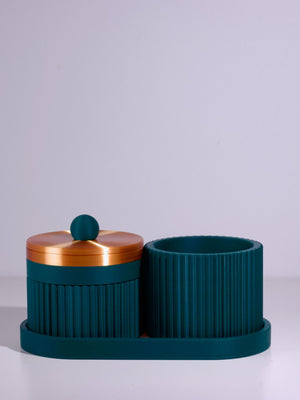 Emerald with Bronze
