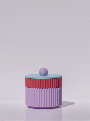 Lilac with Strawberry/Blue