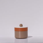 Brown with Orange/Pistachio