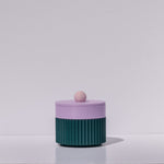 Emerald with Lilac/Pink