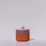 Orange with Dark Pink/Pink
