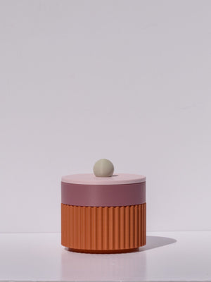 Orange with Dark Pink/Pink