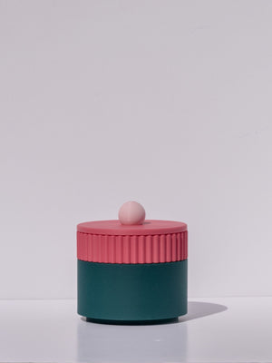 Emerald with Strawberry/Pink