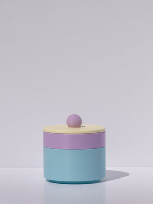 Blue with Lilac/Lemon