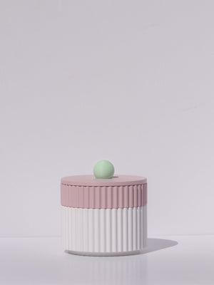 White with Pink/Mint