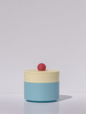 Blue with Lemon/Cherry