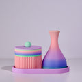 Purple with Pink/Vibrant Rainbow