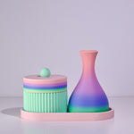 Mint with Pink/Vibrant Rainbow