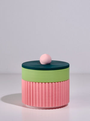 Pink with Matcha/Emerald