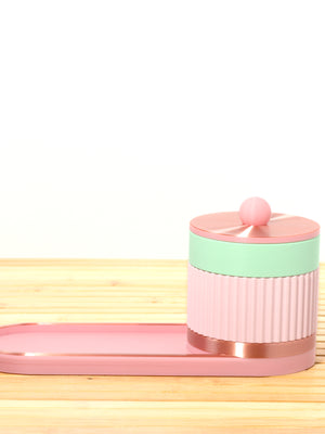 Pastel Pink with Mint/Bubblegum/Rose Gold
