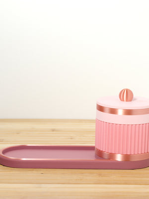 Bubblegum with Pastel Pink/Rose/Rose Gold
