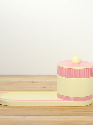 Lemon with Bubblegum/Pastel Pink