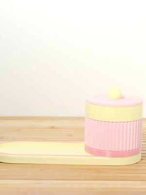 Pastel Pink with Lemon