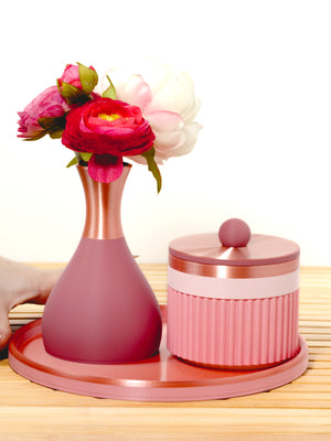 Bubblegum with Pastel Pink/Rose/Rose Gold