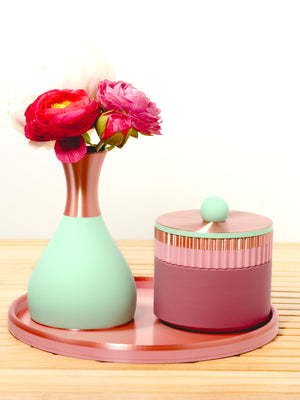 Rose with Pastel Pink/Mint/Rose Gold
