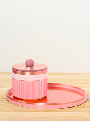 Bubblegum with Pastel Pink/Rose/Rose Gold