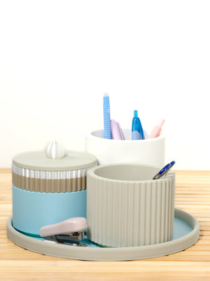 Baby Blue with Pistachio/White/Pearl