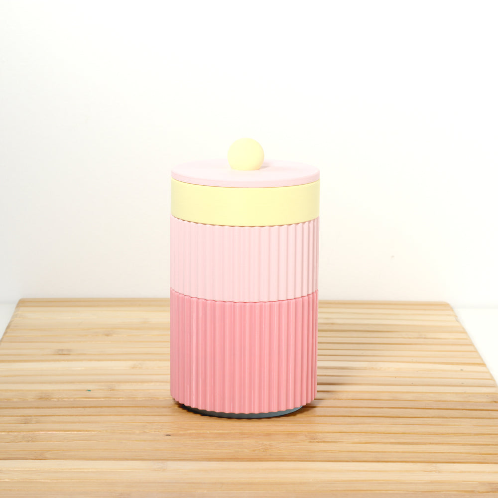 Pastel Pink MegaStack with lemon and bubblegum, 3D printed by Mewse