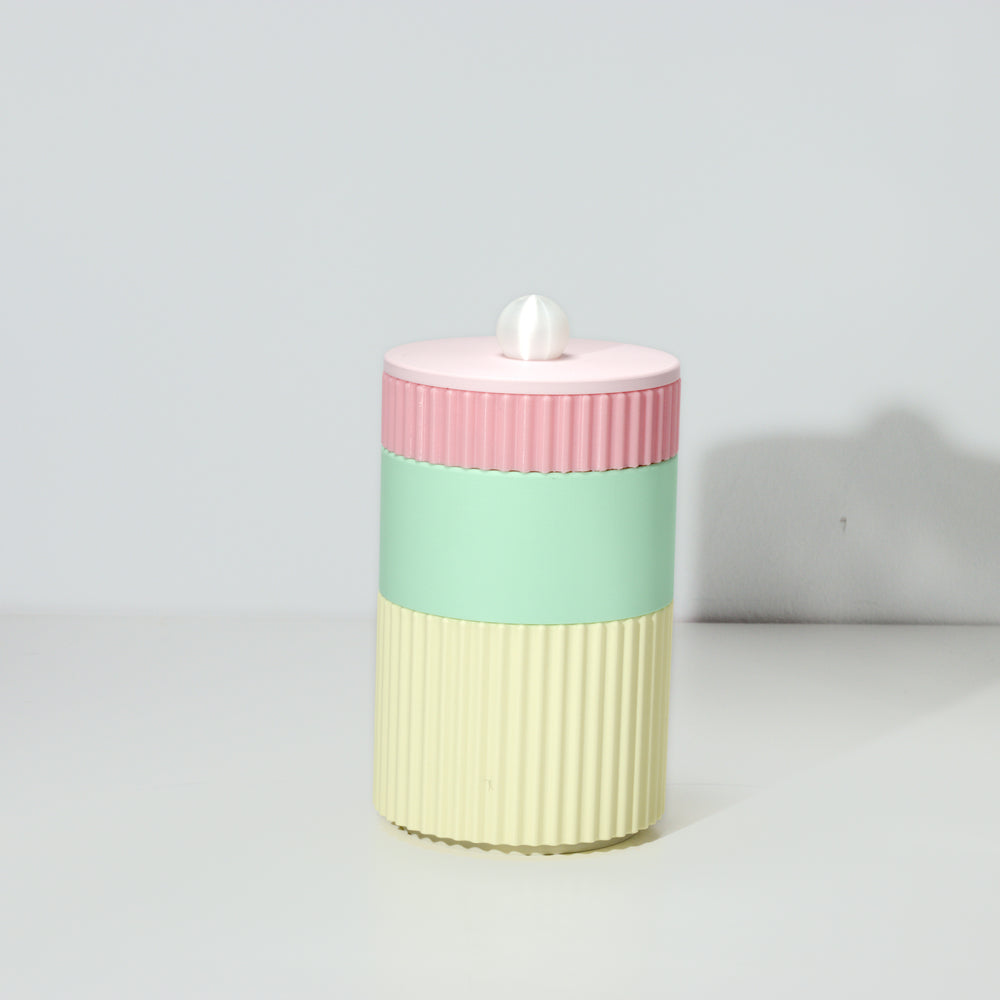 Mint MegaStack with lemon, bubblegum, pastel pink and pearl, 3D printed by Mewse