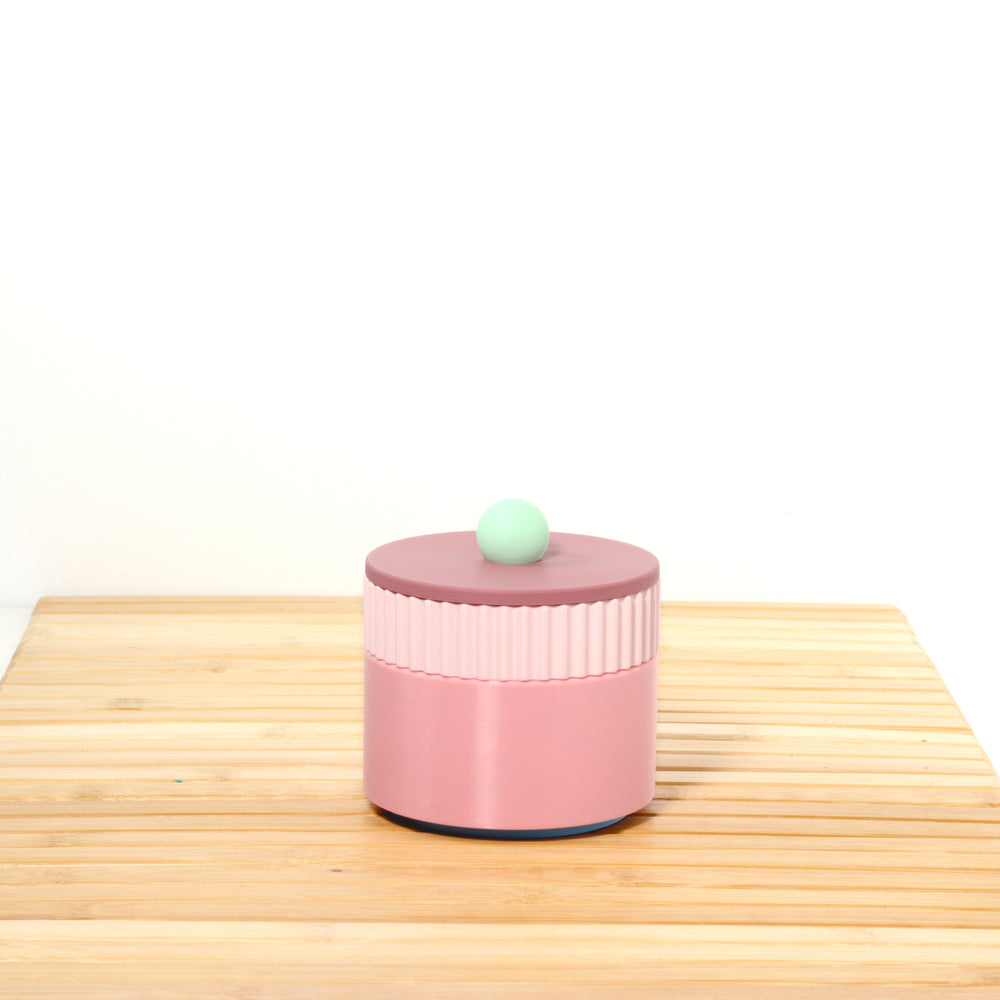 Bubblegum MiniStack with pastel pink, rose and mint, 3D printed by Mewse