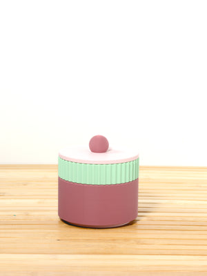 Rose with Mint/Pastel Pink