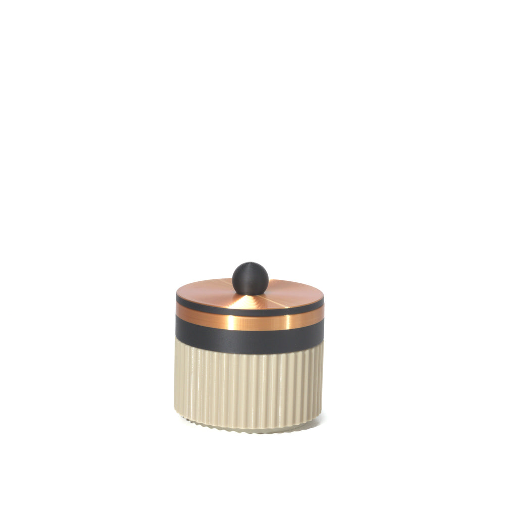 Bone MiniStack with black and bronze, 3D printed by Mewse