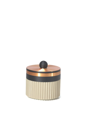 Bone with Black/Bronze