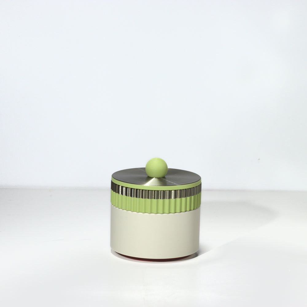 Pistachio MiniStack with matcha and titanium, 3D printed by Mewse