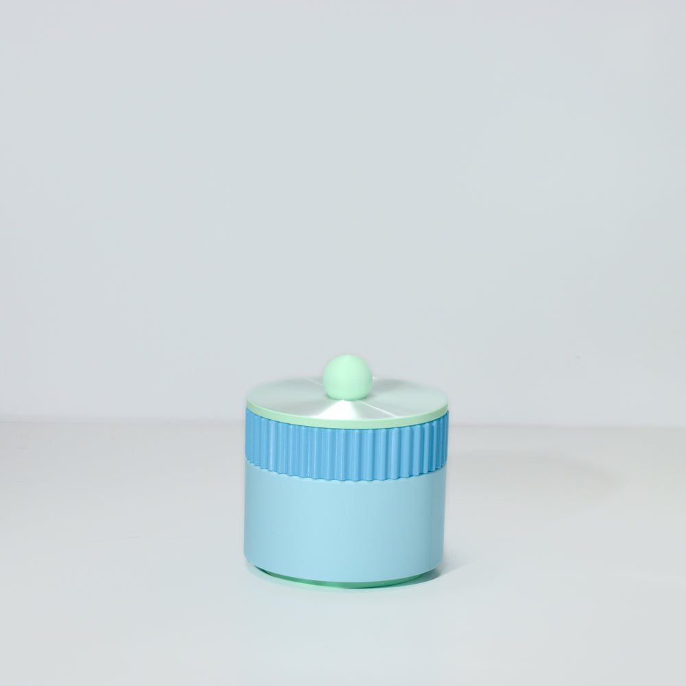 Electric MiniStack with baby blue, mint and pearl, 3D printed by Mewse
