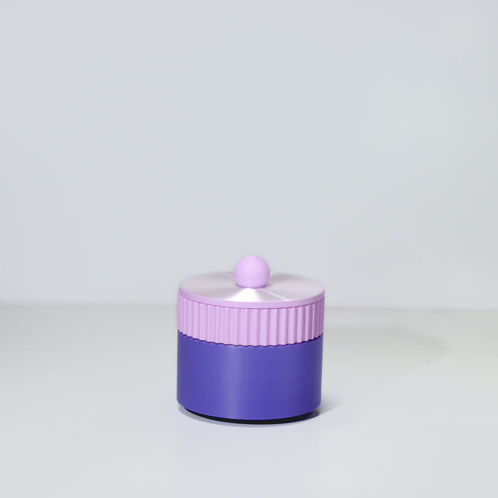 Purple MiniStack with lilac and pearl, 3D printed by Mewse