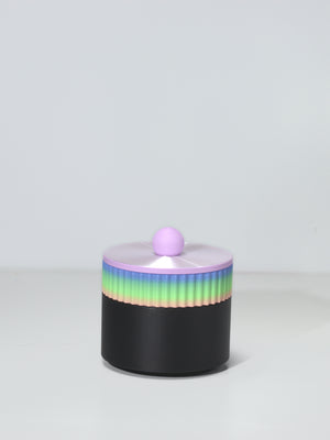 Black with Lilac/Vibrant Rainbow/Pearl