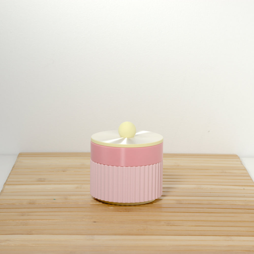 Pastel Pink MiniStack with bubblegum, lemon and pearl, 3D printed by Mewse