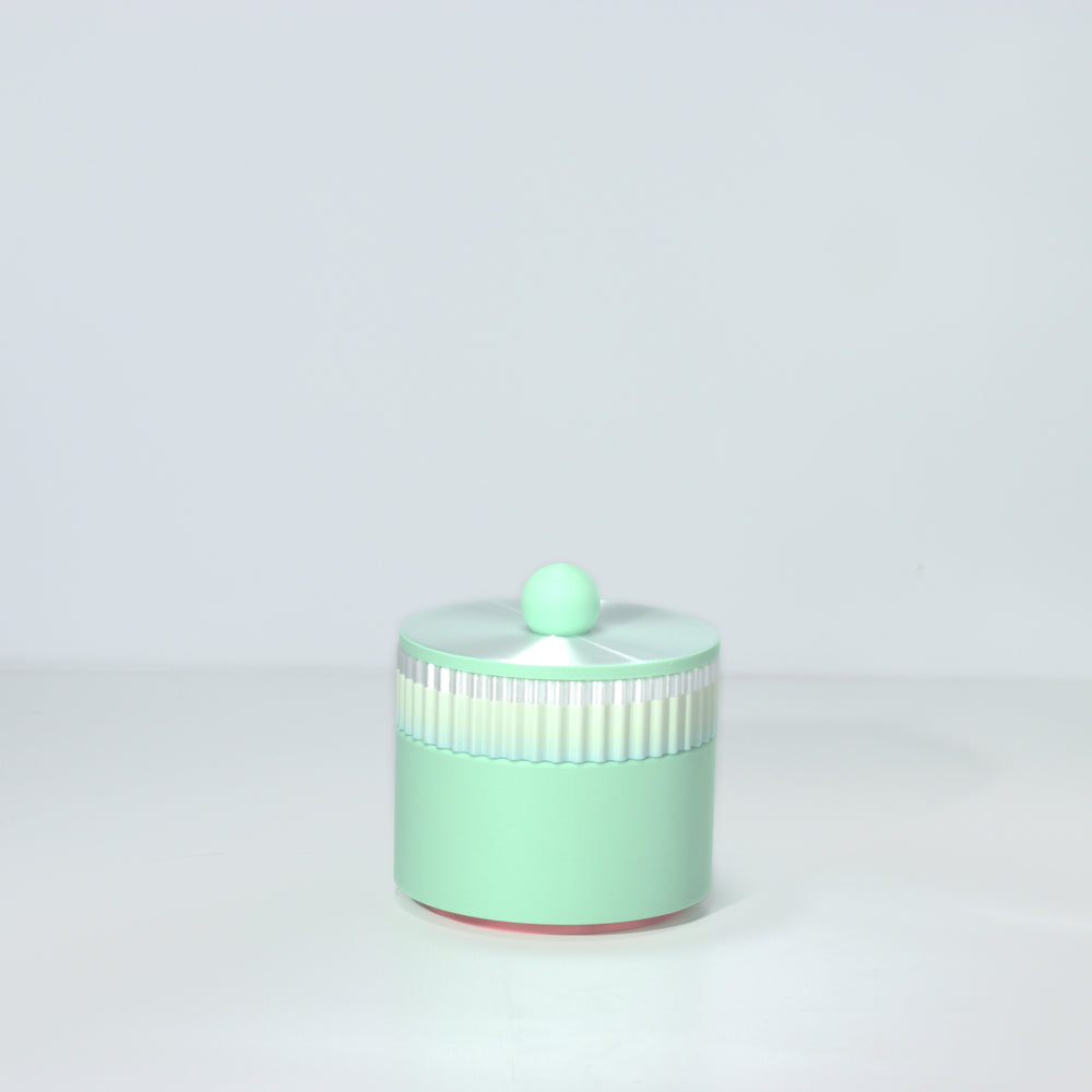 Mint MiniStack with pastel rainbow and pearl, 3D printed by Mewse