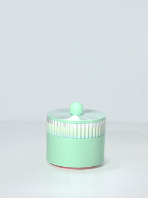 Mint with Pastel Rainbow/Pearl