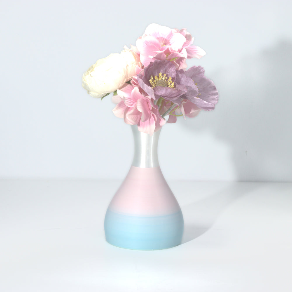 Pastel Rainbow Potions Vase with pearl, 3D printed by Mewse, view 2