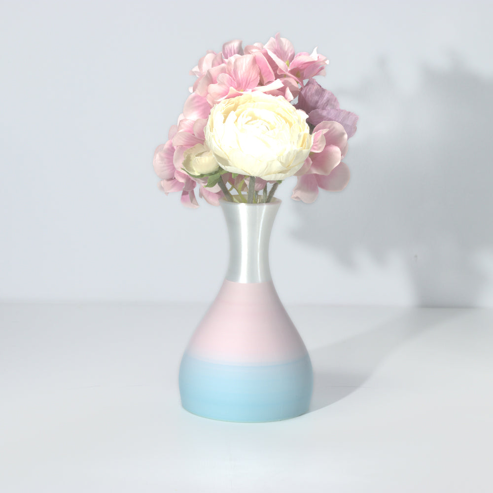 Pastel Rainbow Potions Vase with pearl, 3D printed by Mewse