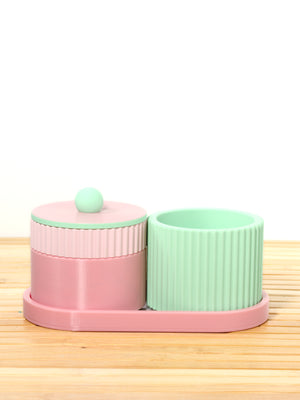 Bubblegum with Pastel Pink/Mint
