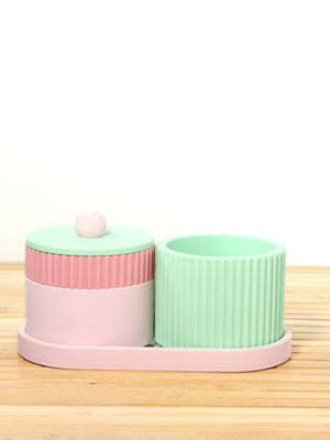 Pastel Pink with Bubblegum/Mint
