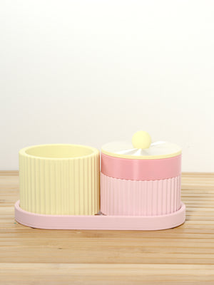 Pastel Pink with Bubblegum/Lemon/Pearl