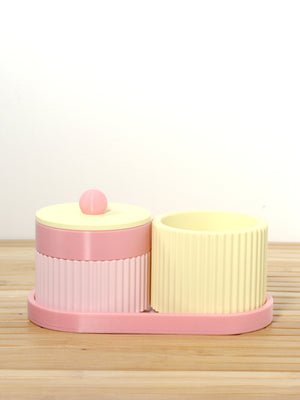 Pastel Pink with Bubblegum/Lemon