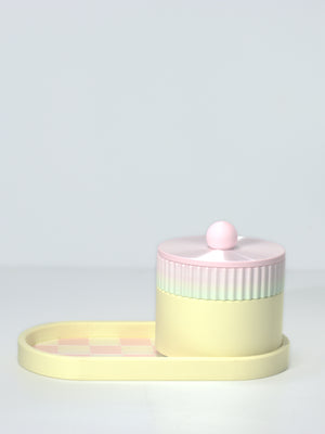 Lemon with Pastel Pink/Pastel Rainbow/Pearl